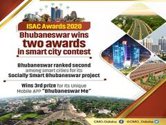 
      
      Bhubaneswar wins two awards in smart city contest
      
      