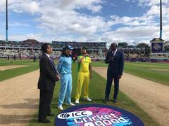 
      
      CWC'19 Semi-final: Australia win toss, elect to bat first
      
      
