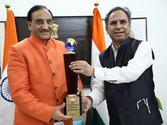 
      
      Union Education Minister Dr Ramesh Pokhriyal "Nishank"...
      
      