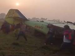
      
      Army aircraft crashes in Bihar's Gaya, pilots safe
      
      