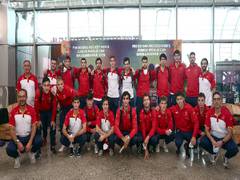 
      
      Spain hockey team arrives in Bhubaneswar for Junior World Cup
      
      