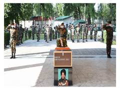 
      
      Army pays tribute to soldier killed in Pulwama
      
      