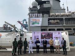 
      
      Mission Sagar: Indian Naval Ship Airavat arrives at Jakarta...
      
      