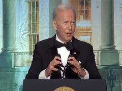 
      
      Sleepy Joe turns funny Joe at White House Correspondents' Dinner
      
      