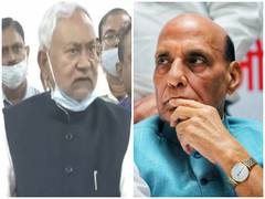 
      
      Rajnath Singh speaks with Nitish Kumar on presidential poll
      
      