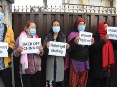 
      
      Scores protest in Kathmandu against Chinese interference in...
      
      