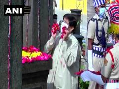 
      
      Puducherry: Lt-Guv, CM pay tributes to martyrs on Kargil...
      
      