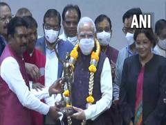 
      
      PM Modi honoured at BJP meet over announcement to celebrate...
      
      