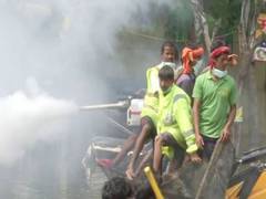 
      
      Bihar floods: Fogging work begins in water logged areas 
      
      