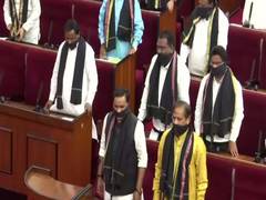 
      
      Odisha: BJP MLAs protest inside assembly, demand fair probe...
      
      