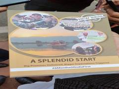 
      
      BJP distributes book containing govt achievements in last 6...
      
      