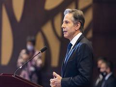 
      
      Blinken condemns recent attack by Myanmar's military which...
      
      