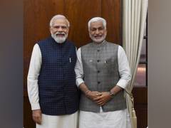 
      
      YSRCP MP Vijayasai Reddy meets PM Modi, discusses issues...
      
      