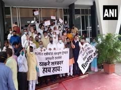 
      
      Maharashtra BJP leaders hold protest outside Assembly over...
      
      
