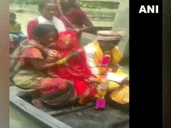 
      
      Wedding procession reaches bride's home on boats in Bihar...
      
      
