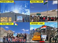 
      
      Border Roads Organisation creates history, hoists tricolour...
      
      