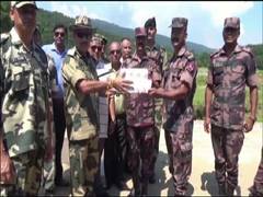 
      
      BSF, BGB personnel exchange sweets along Meghalaya border
      
      