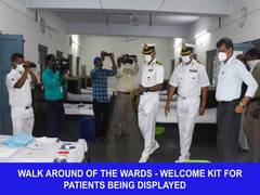 
      
      150 bed COVID care facility established by Indian Navy at...
      
      