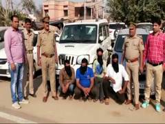 
      
      Ghaziabad: Police busts gang involved in four-wheeler theft,...
      
      