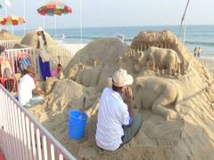 
    Odisha tourism conducts 12th International Sand Art Festival
    
