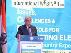 
      
      CEC Sunil Arora stresses on commitment of EMBs for free, fair...
      
      