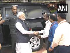 
      
      PM Modi reaches ISRO headquarters to witness Chandrayaan-2...
      
      