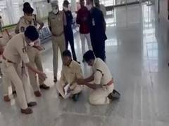 
      
      Chandrababu Naidu detained at airport, stages sit-in protest...
      
      
