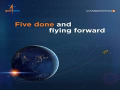
      
      Fifth earth bound orbit-raising maneuver for Chandrayaan-2...
      
      