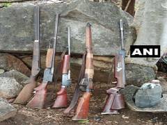 
      
      Arms, ammunitions recovered from Naxal camp in Chhattisgarh
      
      