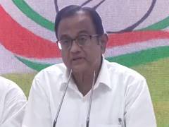 
      
      Top Congress leaders join P Chidambaram at AICC headquarters
      
      