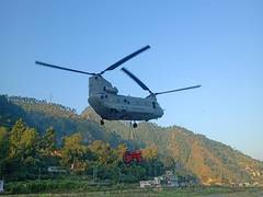 
      
      IAF's Chinook helicopters used to transport construction...
      
      