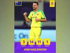 
      
      T20 WC 2021: Josh Hazlewood records most wickets in powerplay
      
      