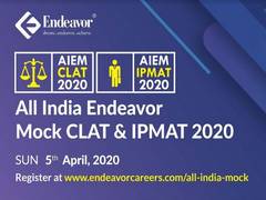 
      
      Endeavor conducts the biggest online all India open mock CLAT...
      
      