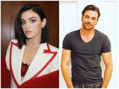 
      
      Lucy Hale, Skeet Ulrich spotted in PDA-filled outing
      
      