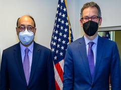 
      
      FS Shringla meets with US defense official Colin Kahl,...
      
      