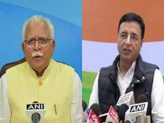 
      
      Haryana CM, Congress Leader Surjewala engage in war of words
      
      