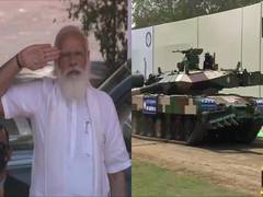 
      
      PM Modi hands over Arjun Main Battle Tank to Indian Army
      
      