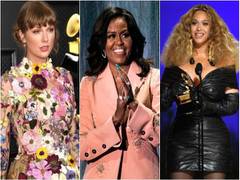 
      
      Michelle Obama congratulates Beyonce, Taylor Swift on Grammy wins
      
      