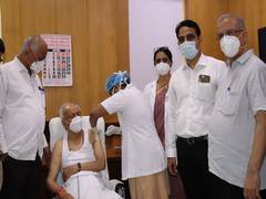 
      
      Maharashtra Governor Koshyari receives second dose of...
      
      