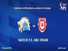 
      
      IPL 13: CSK wins toss, elects to bowl first against KXIP
      
      