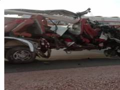
      
      5 people killed in collision between bus, truck on NH 11 in...
      
      