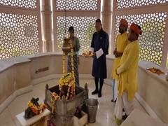 
      
      Bhutan PM Tshering Tobgay, spouse visit Shri Ram Janmbhoomi Temple in Ayodhya
      
      