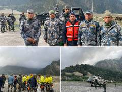 
      
      Nepal Army physically locates site of crashed aircraft
      
      