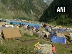 
      
      J-K: Installation tents for Amarnath pilgrims get final touch
      
      