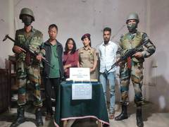 
      
      Assam Rifles, Mizoram police seize drugs worth Rs 28.50 lakh
      
      