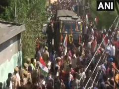 
      
      Locals raise patriotic slogans as body of rifleman killed in...
      
      