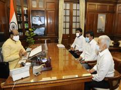 
      
      YSRCP MPs meet LS Speaker, seek disqualification of rebel MP
      
      