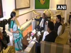 
      
      Sitharaman, Anurag Thakur meet NCLAT chairman in Delhi
      
      