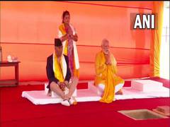 
      
      PM Modi lays foundation of Buddhist cultural centre in Lumbini
      
      