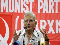 
      
      Policy of BJP govt is Gandhi in abroad, Godse in country: Yechury
      
      